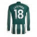 Billige Manchester United Casemiro #18 Udebane Fodboldtrøjer 2023-24 Langærmet